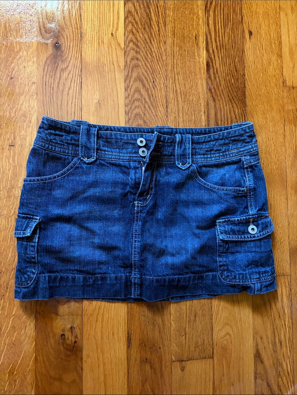 Women’s Dark Blue Denim Mini Skirt